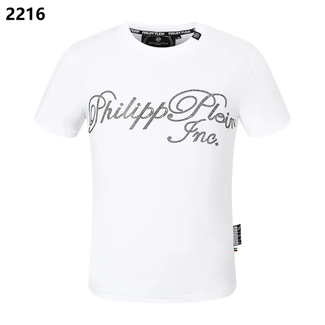 Philipp Plein Logo T-Shirt Crystal Logo