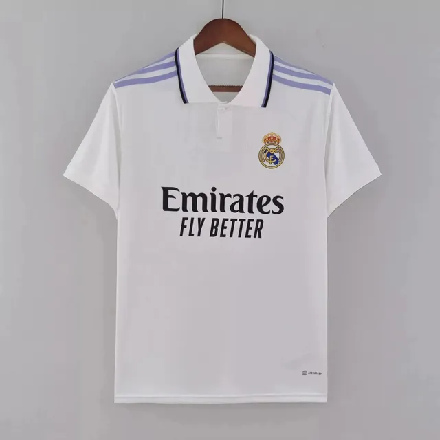 Adidas Real Madrid Home Jersey Emirates Fly Better