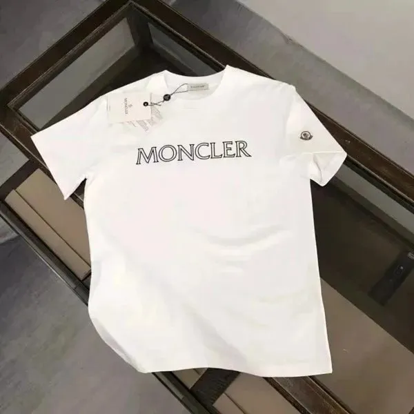Moncler Logo T-Shirt Embroidered Logo