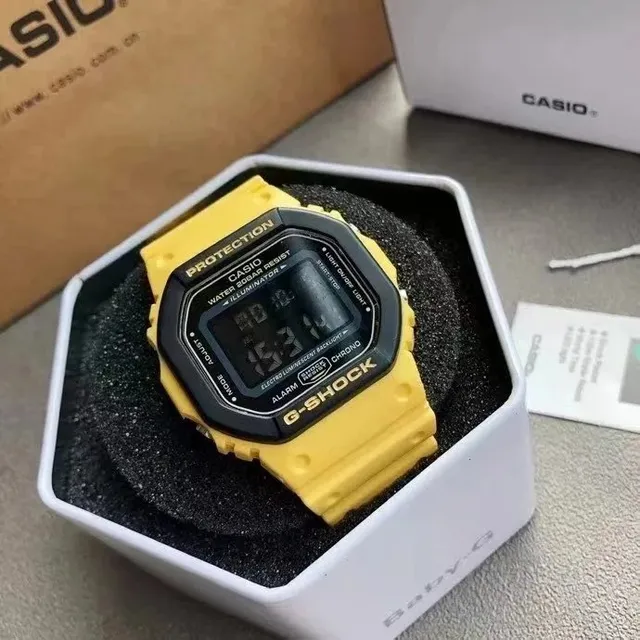 Casio G-Shock DW-5600 Yellow Resin Case