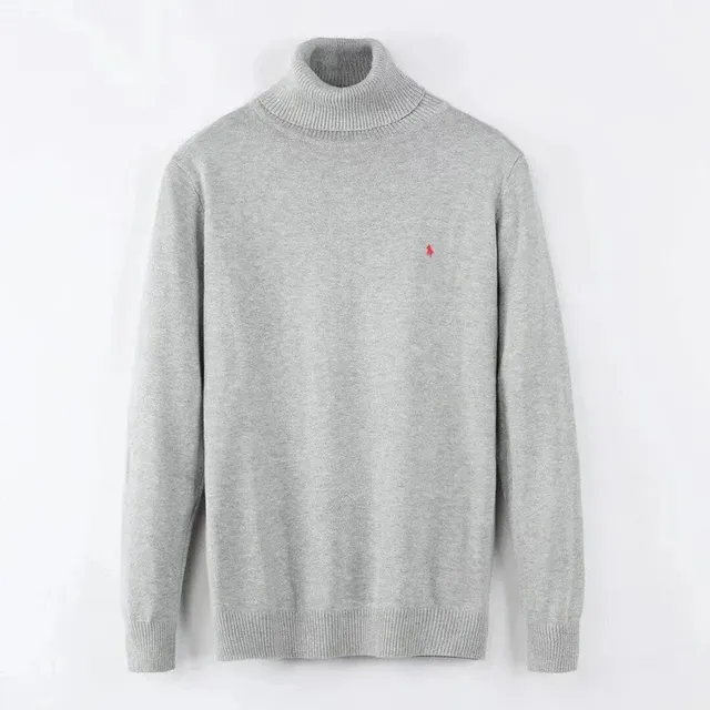 Polo Ralph Lauren Turtleneck Sweater Heather Grey