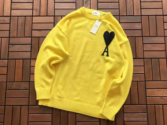 Amiri Knit Sweater Heart Logo