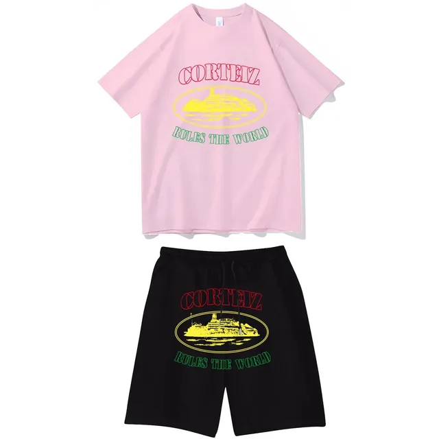 Corteiz Rules The World Set Pink/Black Graphic