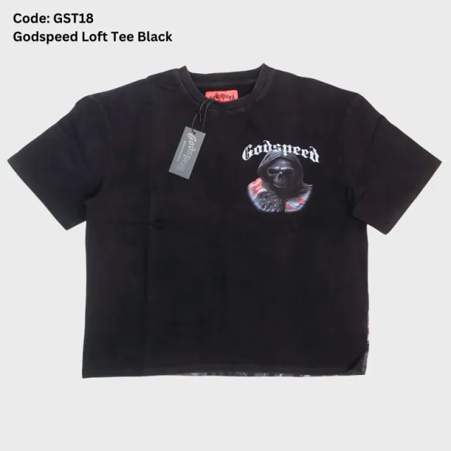 Gst18 Godspeed Loft Tee Black