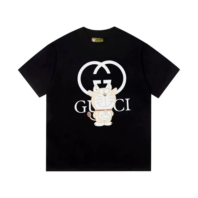 Gucci Graphic T-Shirt Doraemon Print
