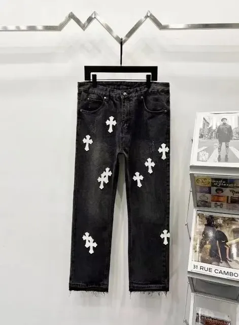 Chrome Hearts Cross Patch Jeans