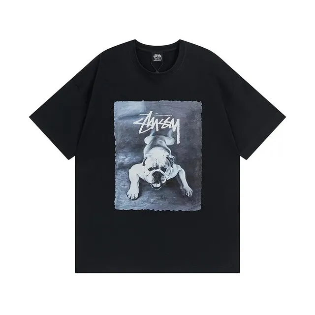 Stüssy Graphic Tee Bulldog Print