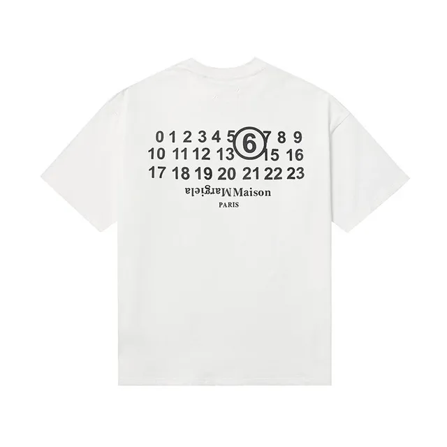 Maison Margiela Numbered Tee Numbers Print