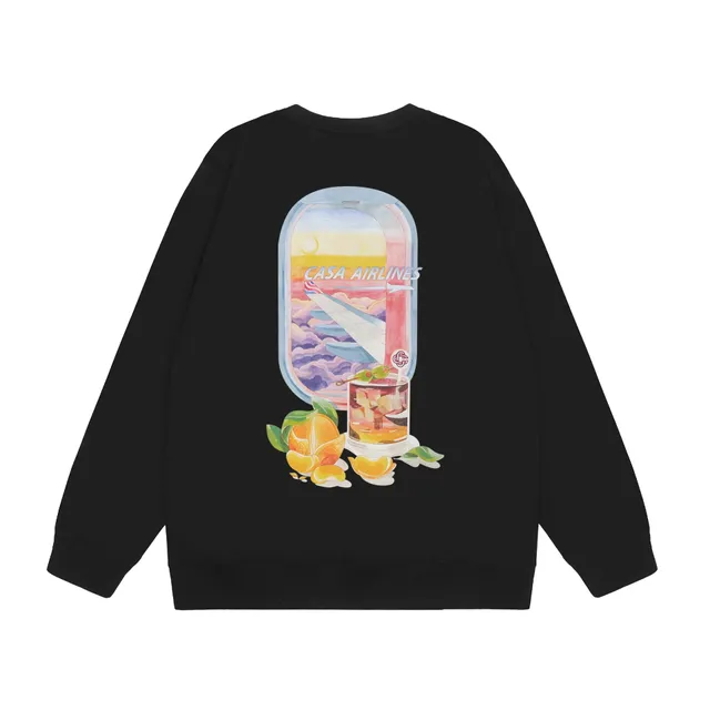 Casablanca Crewneck Sweatshirt Casa Airlines Graphic