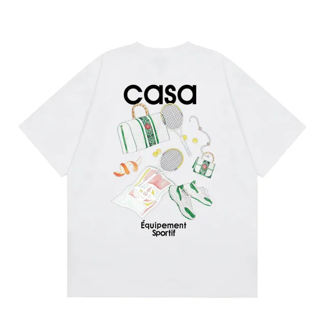 Casablanca Graphic Tee Sport Equipment Print
