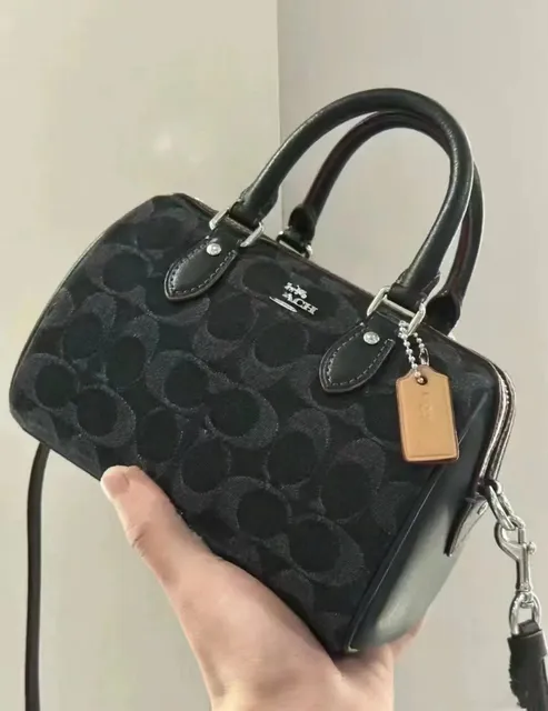 Coach Mini Bowery Signature Canvas