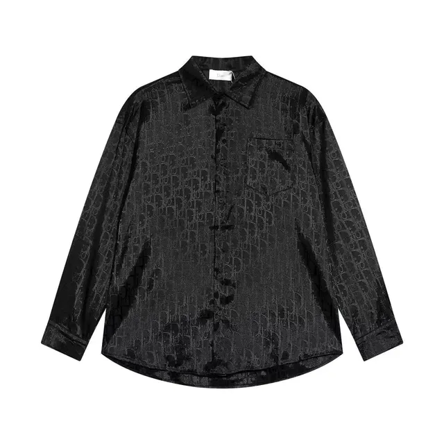 Dior Logo-Print Shirt Monogram Jacquard