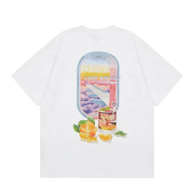 Casablanca Graphic T-Shirt Casa Airlines Print