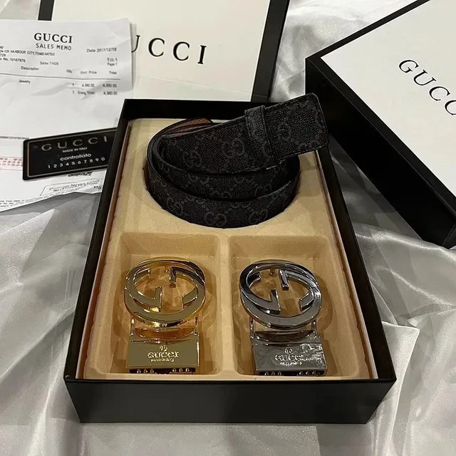 Gucci GG Marmont Belt Interlocking G Buckle