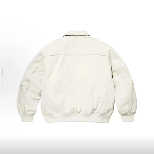 Nike × Supreme Oval Swoosh Jacket Off-White