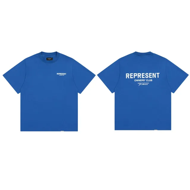 Represent Owners' Club Tee Blue Logo Print
