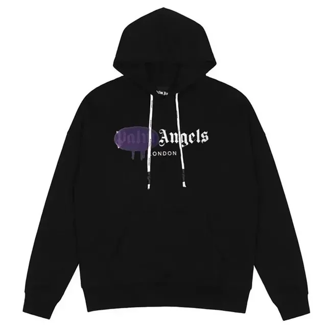 Palm Angels Hoodie Purple Logo