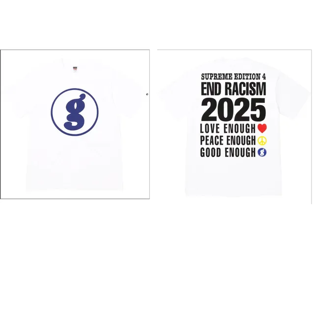 Supreme × Gallery Dept. T-Shirt End Racism 2025