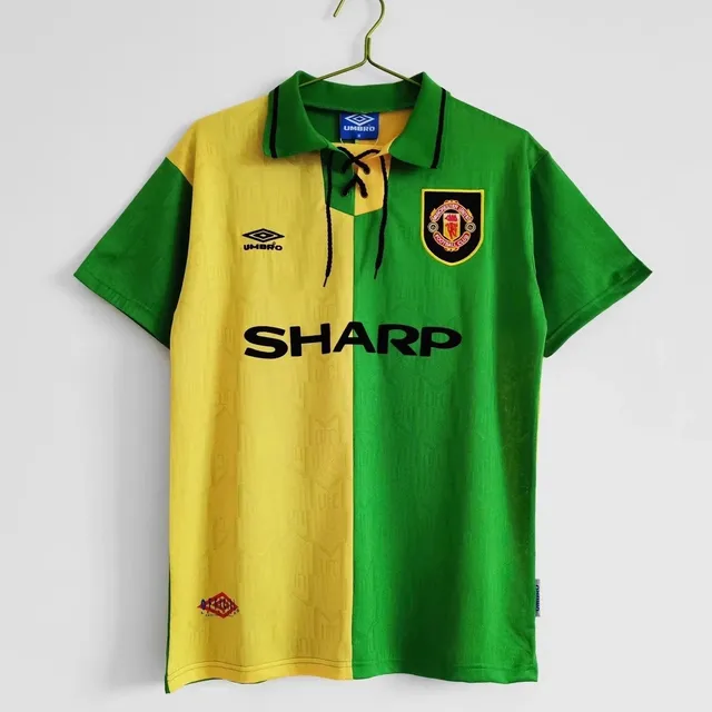 Umbro Manchester United Away Jersey 1992-93 Sharp Sponsor