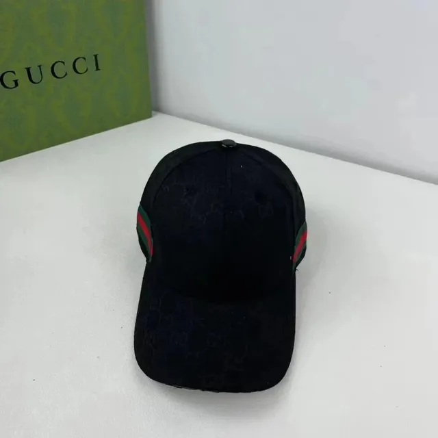 Gucci Baseball Cap GG Jacquard with Web Stripe