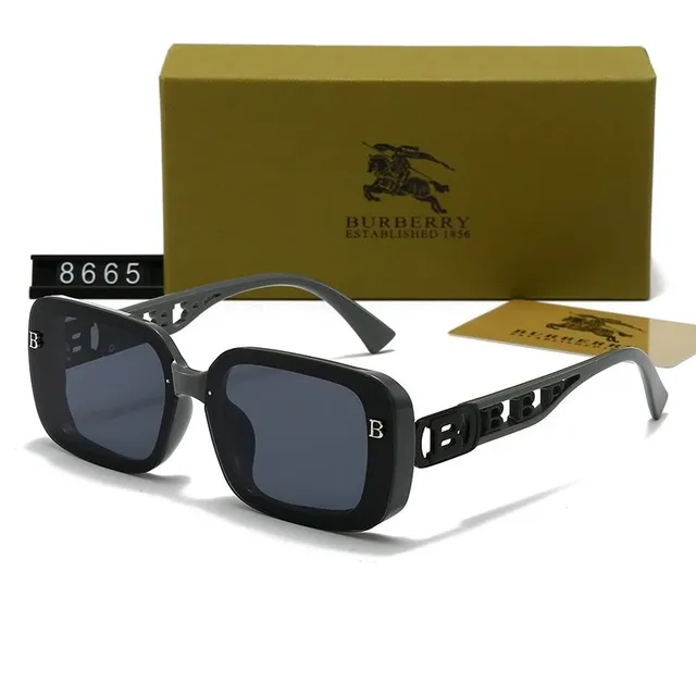 Burberry Square Sunglasses Monogram Frame