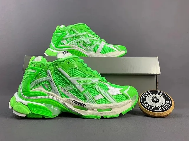 Balenciaga × Asics Speed Trainer Neon Green