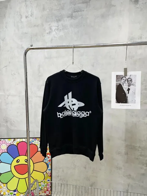 Balenciaga Crewneck Sweatshirt Logo Print