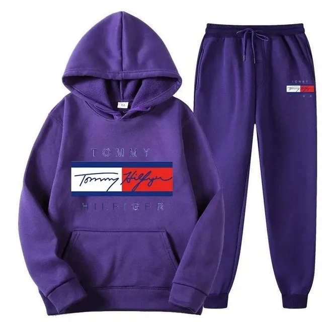 Tommy Hilfiger Hoodie and Joggers Set Signature Logo