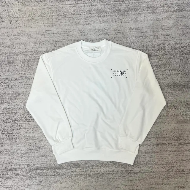 Maison Margiela Crewneck Sweatshirt Numbers Logo