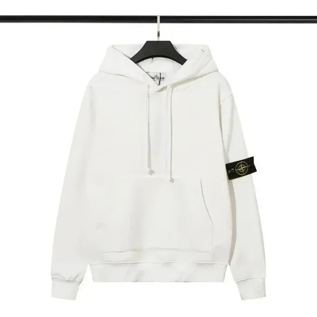 Stone Island Hooded Sweatshirt Compass Patch