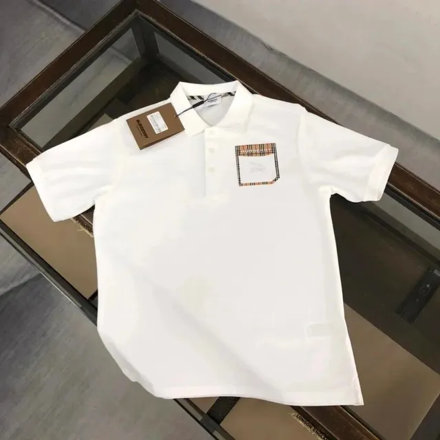 Burberry Polo Shirt Check Pocket