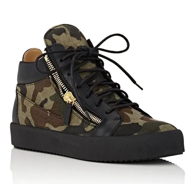Giuseppe Zanotti High-Top Sneaker Camo Zip