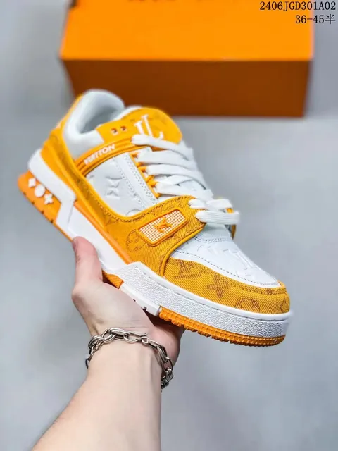 Louis Vuitton LV Trainer Monogram Orange