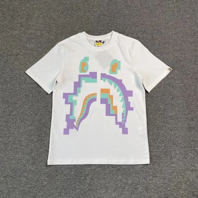 BAPE Shark Tee Pixelated Shark