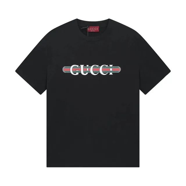 Gucci Logo T-Shirt Web Stripe