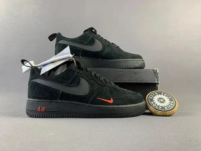 Nike Air Force 1 Low Black Orange
