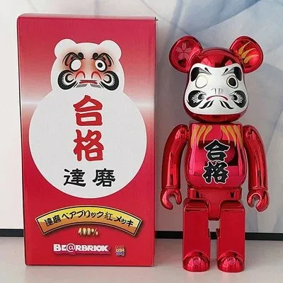 Be@rbrick × Broken Planet Bearbrick Daruma Red
