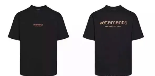 Vetements Logo T-Shirt Paris France 77-13-2013
