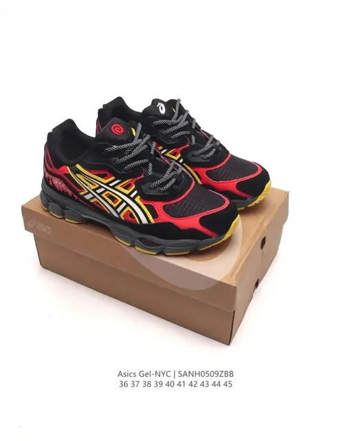 Asics Gel-NYC Black Red Yellow