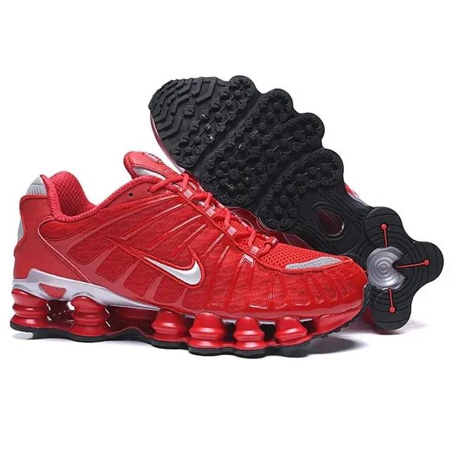 Nike Shox R4 Red Silver