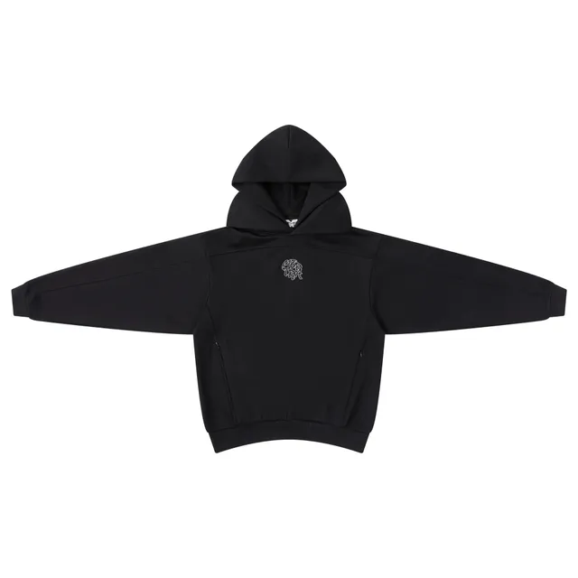 Alexander McQueen Oversized Hoodie Embroidered Logo