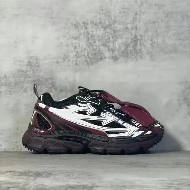 Off-White Industrial Burgundy White Black