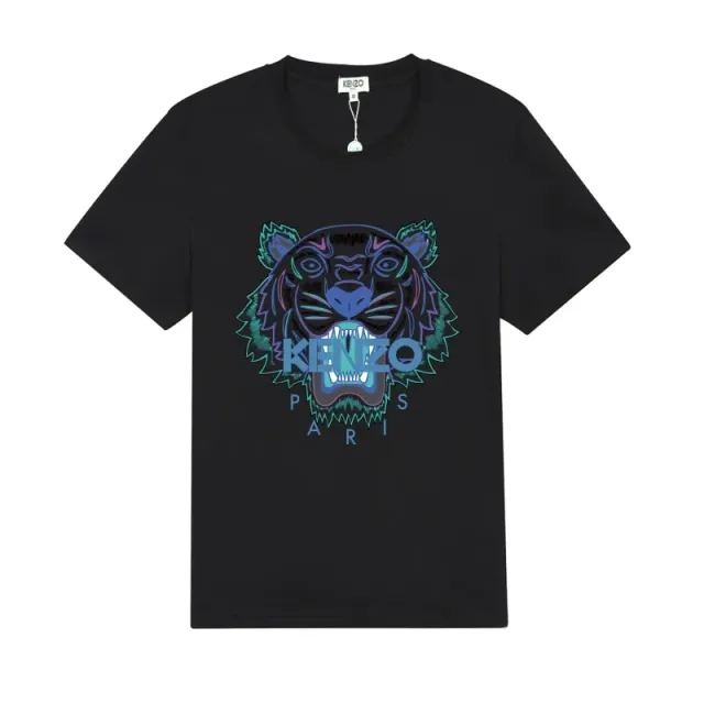 Kenzo Tiger Graphic Tee Neon Outline