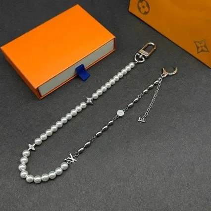 Louis Vuitton Pearl Chain Strap Pearl and Metal