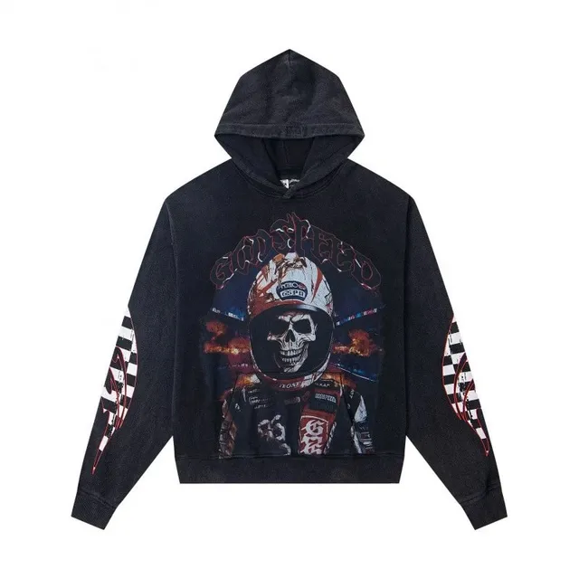 Godspeed Hoodie Skull Racer Graphic