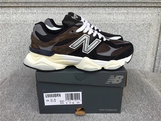 New Balance 9060 Brown Black Cream