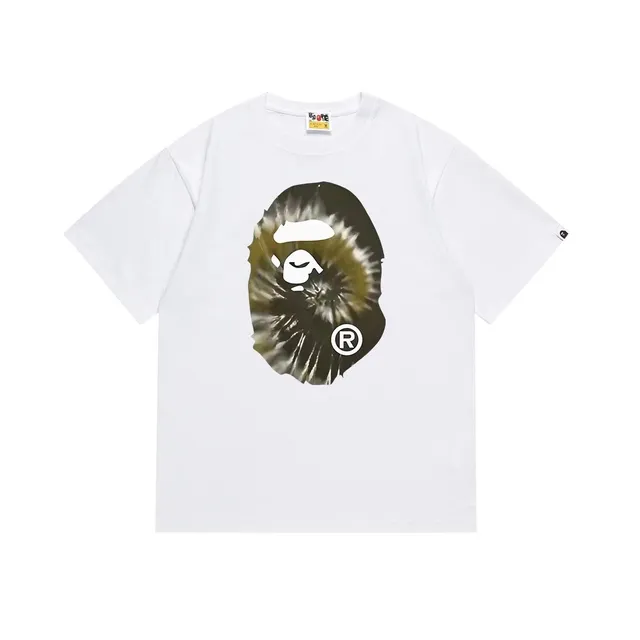BAPE Shark Tee Tie-Dye Ape Head