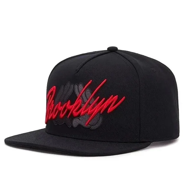Snapback Cap Brooklyn Script Embroidery