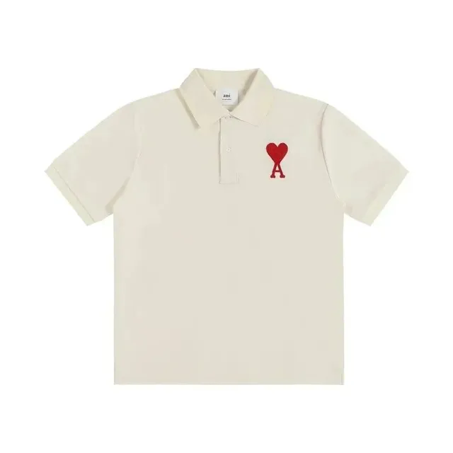 Amiri Polo Shirt Heart Logo