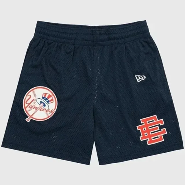 New Era × MLB Mesh Shorts Yankees Logo